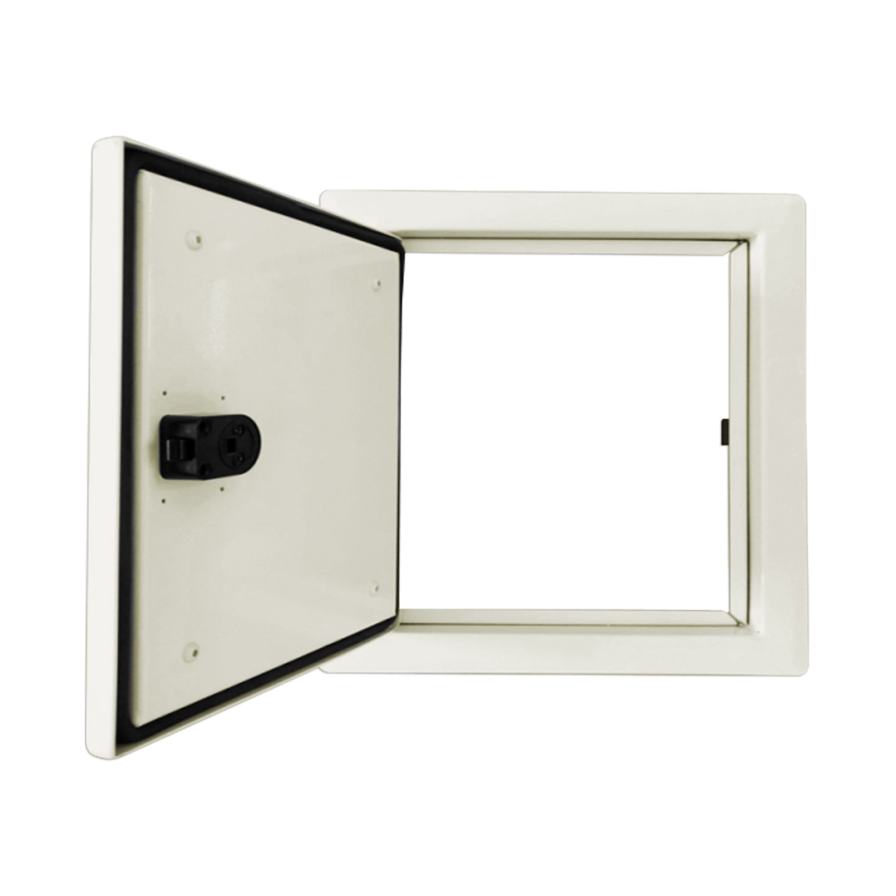 B-Waren Türe beige mit Push-Knopf  240x300 mm